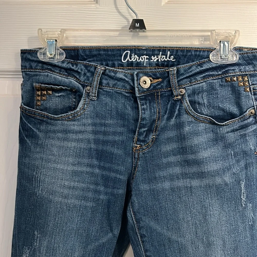 Aeropostale Bayla Skinny Jeans Denim‎ Womens 4 R - Picture 2 of 10